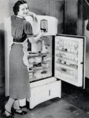 первые холодильники